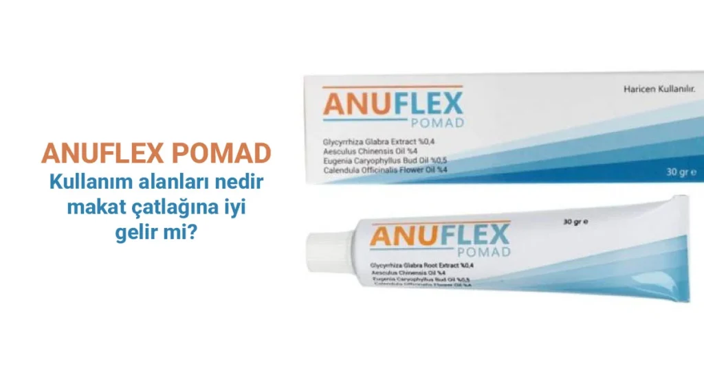 Anuflex pomad hakkında genel bilgilar yanı sıra içeriği ve kullanım bilgisine yer verilmiştir.